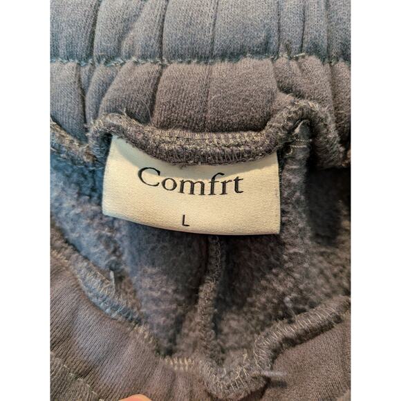 Comfrt Sweats Unisex Sz L Grey Signature Sweatpants Thick Cozy Warm Loungewear - Picture 5 of 6
